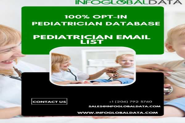 Buy 100% Verified Pediatrician Email List IN US From InfoGlobalData
